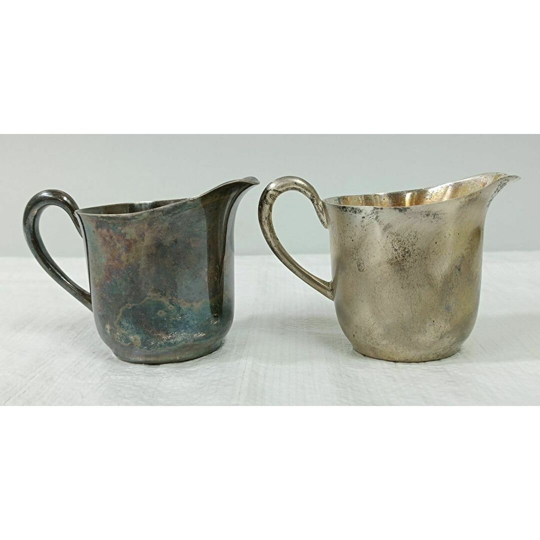 ヴィンテージ マーシャン シルバー ミルクピッチャー2セット SSKK刻印