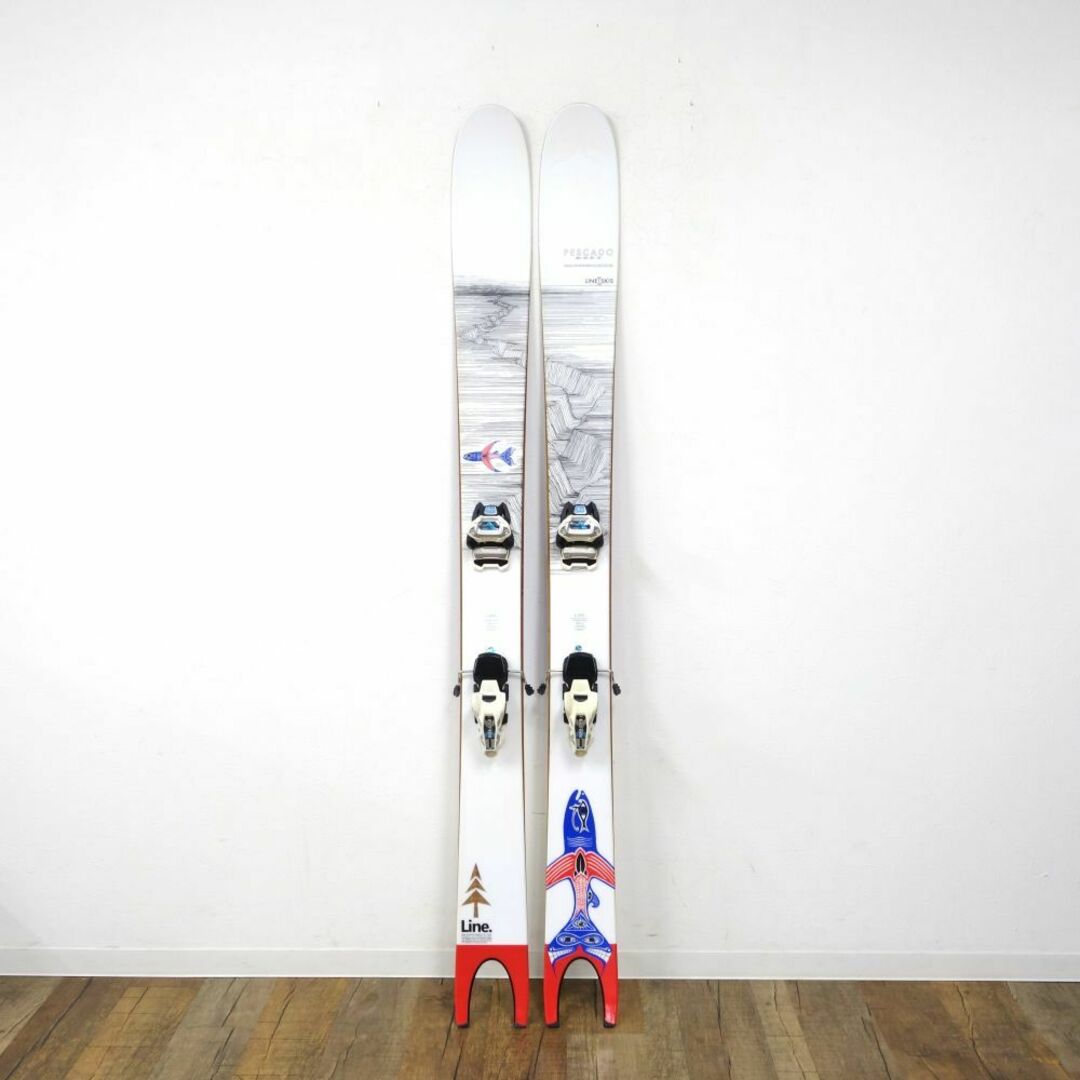 極美品 ライン LINE PESCADO 180cm 125mm ビンディング MARKER