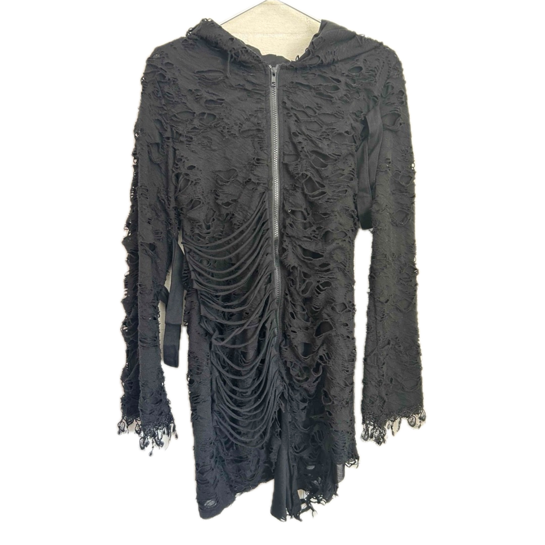 C2 addictrap ガーゼ ダメージ 猫耳パーカーワンピース エイチナオト