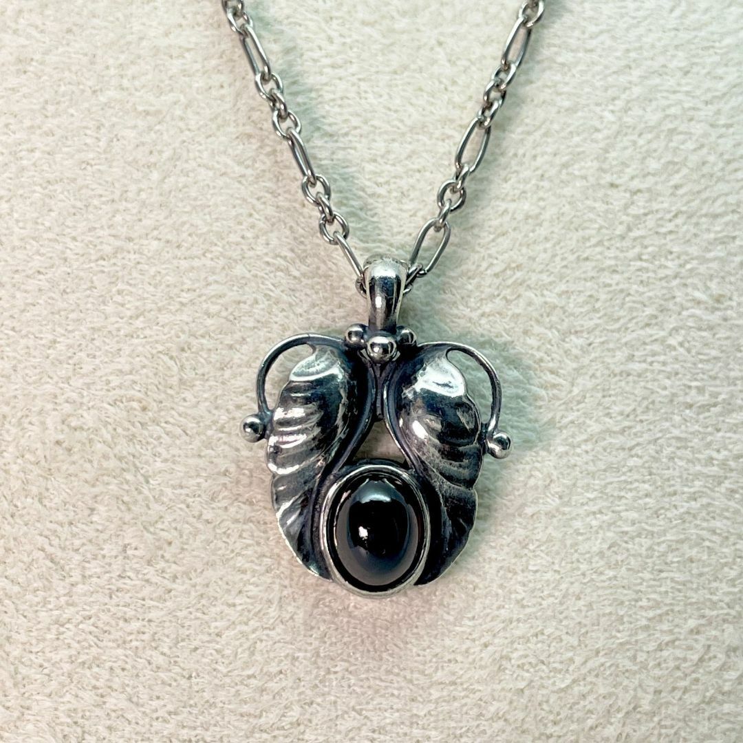 GEORG JENSEN 1994 ネックレス イヤーペンダント ガーネット 【公式通販】