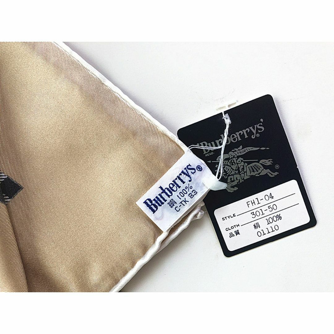 BURBERRY - 新品未使用 人気【Burberrys】バーバリーズ ☆大判 シルク