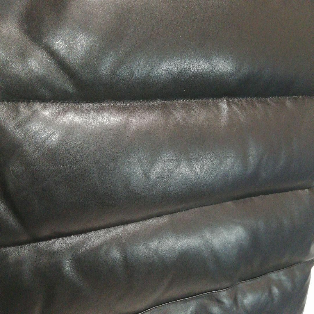 UNITED ARROWS green label relaxing - ラムレザー ダウンベスト 本革