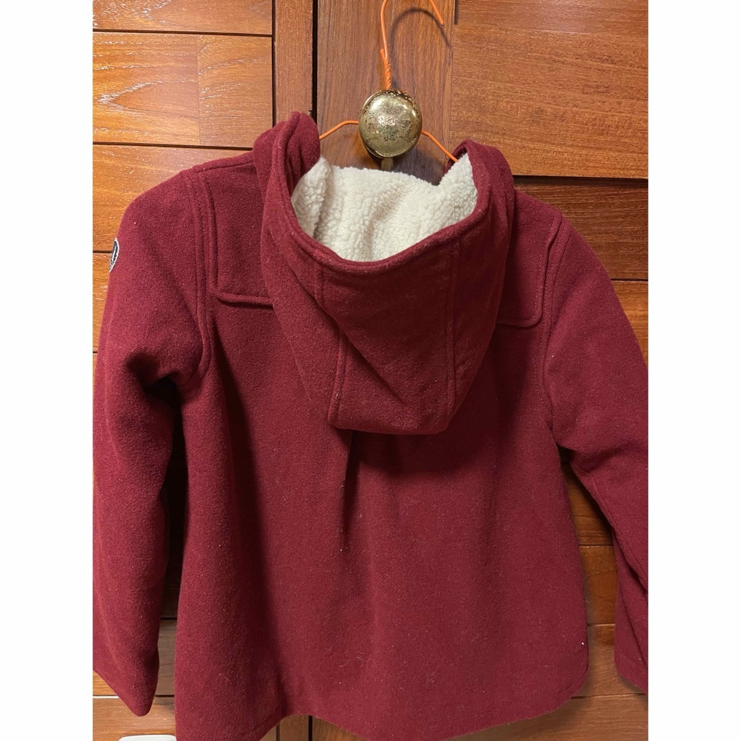 PETIT BATEAU - ダッフルコート 赤 ショート 8ansの通販 by pompon's