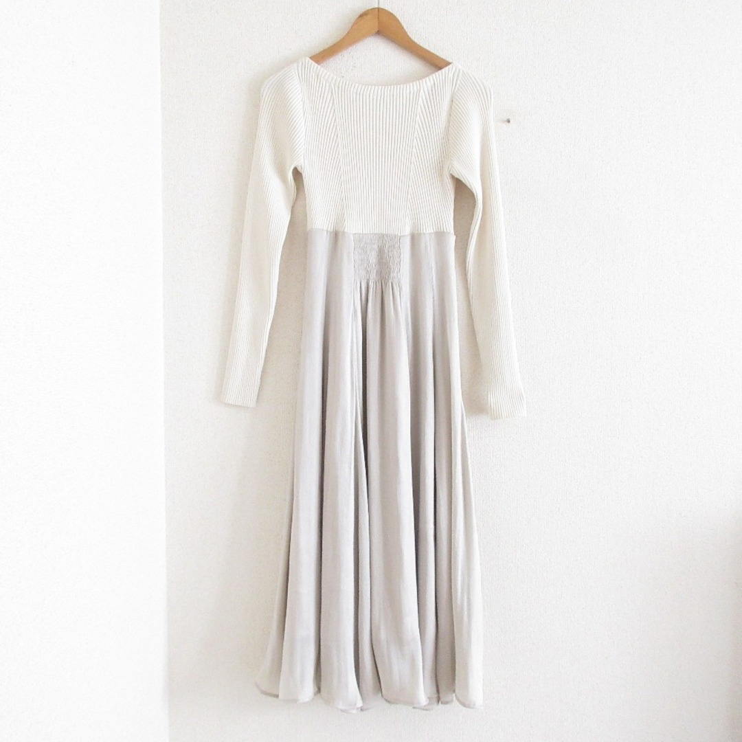 美品 21SS CELFORD セルフォード 長袖 ストレッチ ロング丈 リブニット