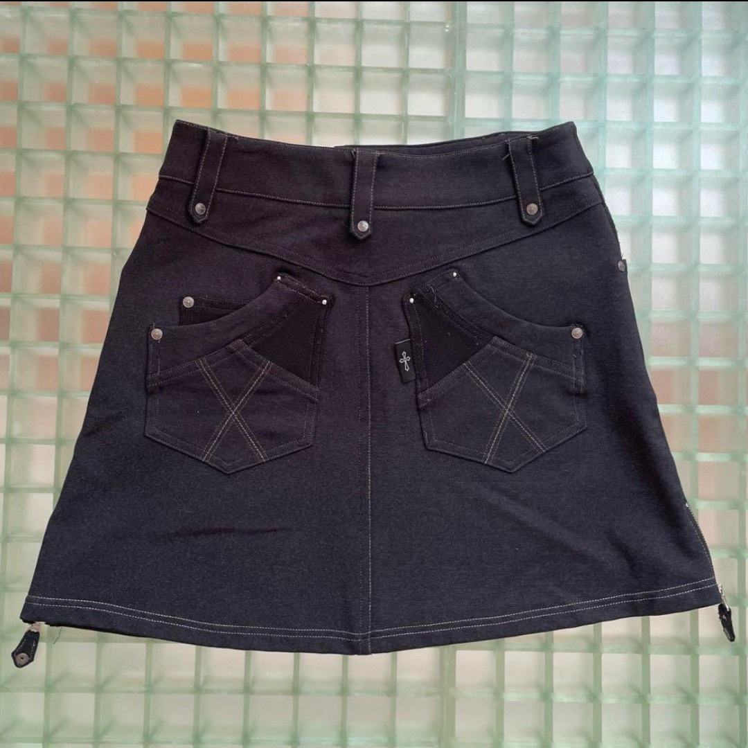 Ozz Croce ミニスカート フレア レイヤード ティアード ドラゴン Ozz