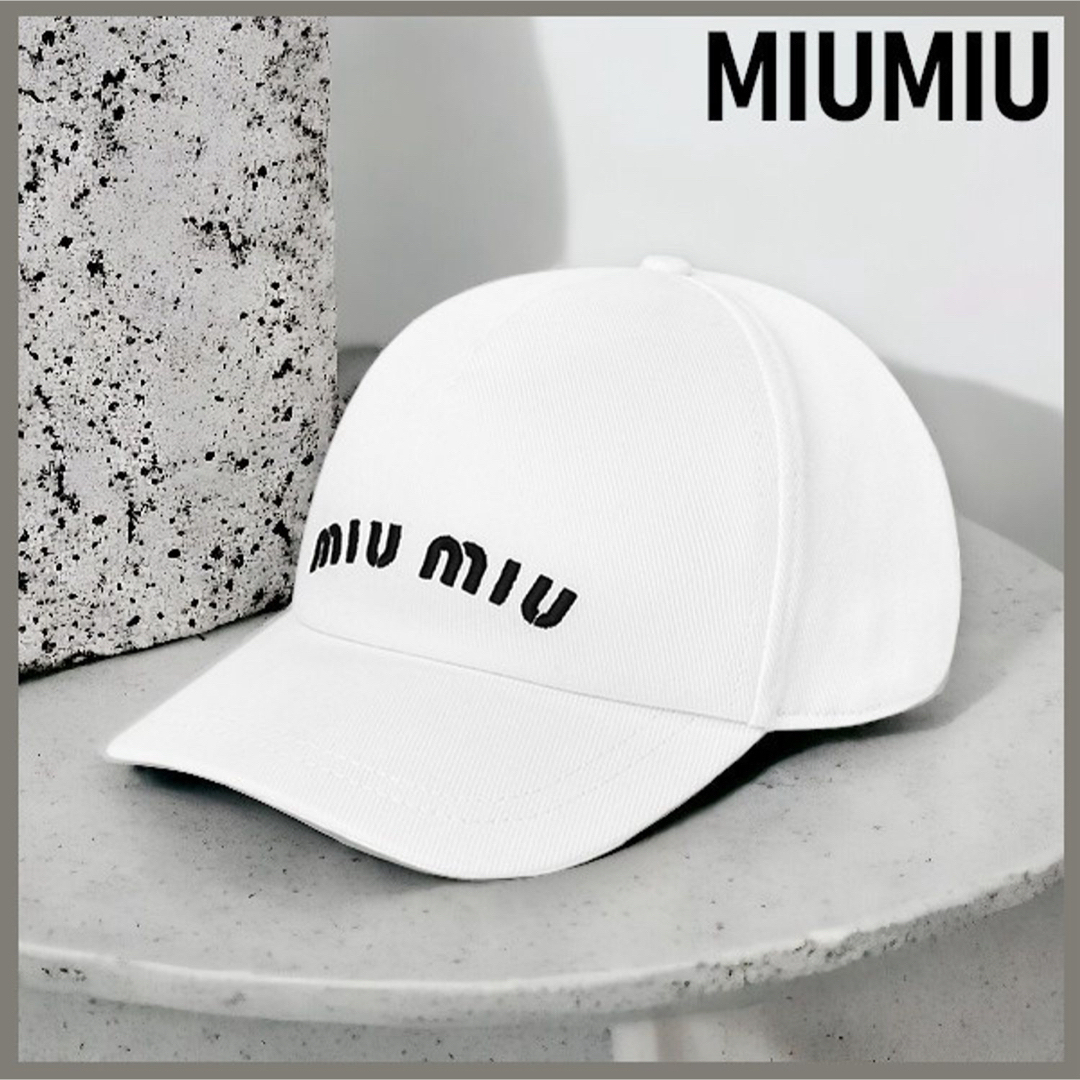 MIU MIU - miumiuベースボールキャップの通販 by りせ｜ミュウミュウ