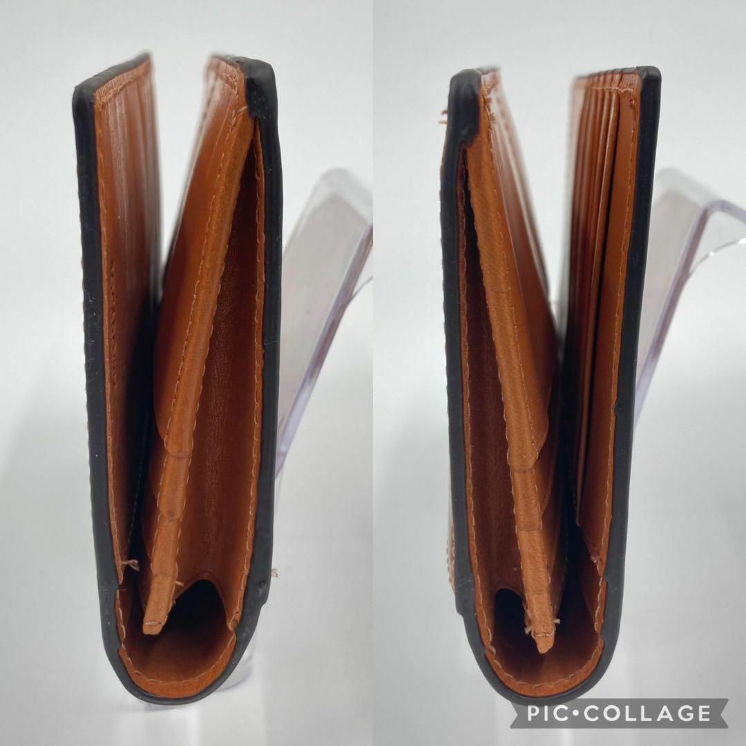 新品未使用 ROCADO ロカド レザー シェルコードバン 長財布 ブラウンの