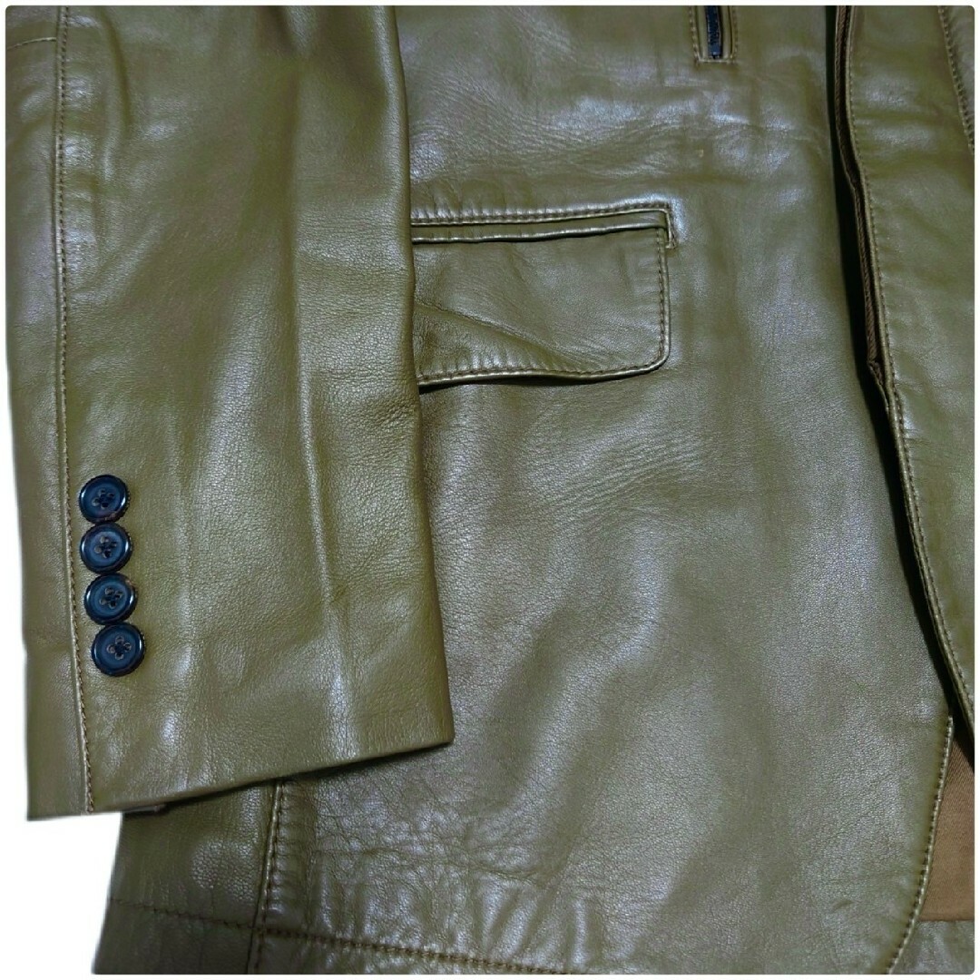 D'URBAN - 超名作 ダーバン 羊革 最高級ラムレザーライダースタイル