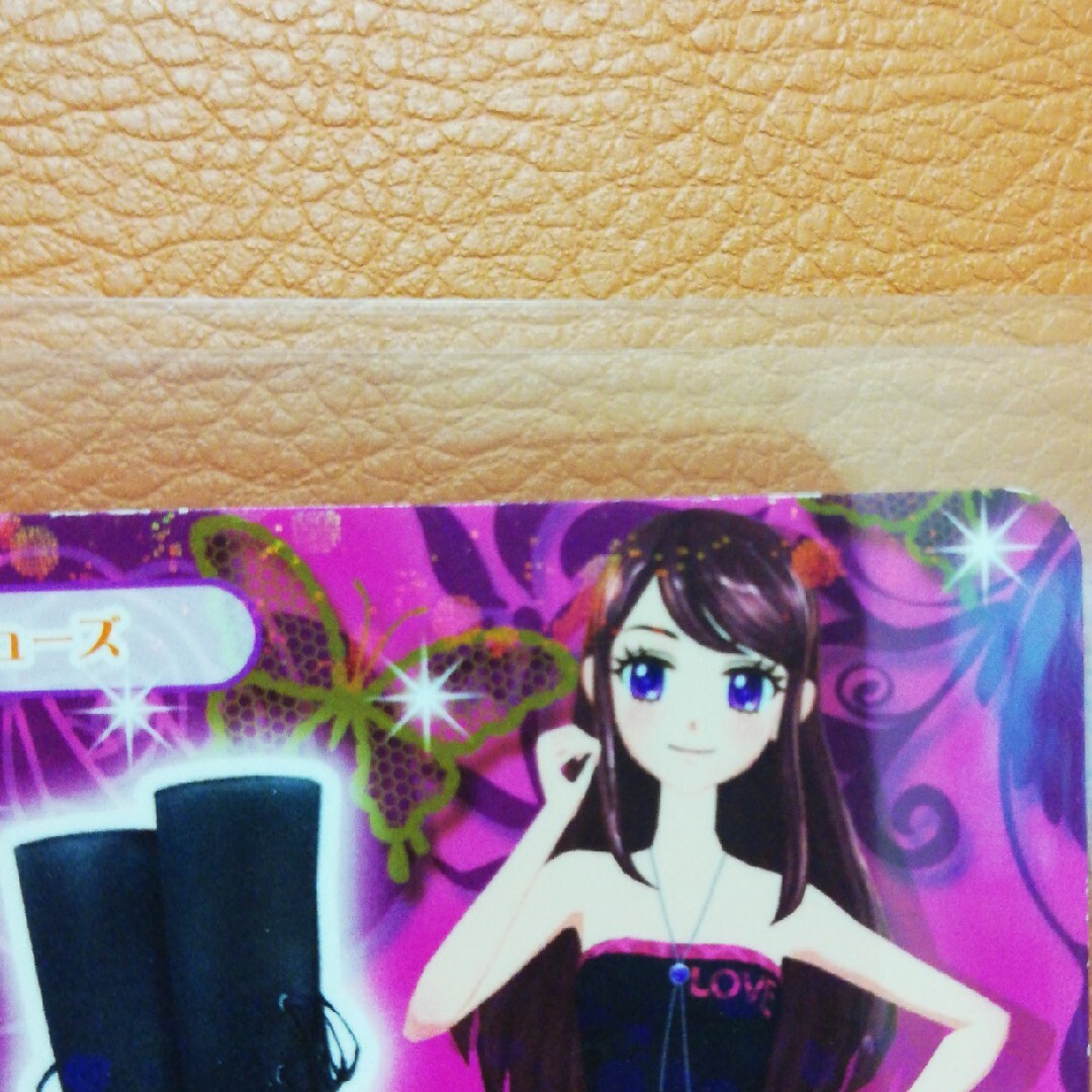 アイカツ! - アイカツカード ピンクカラーデニムミニ ブラックサイ