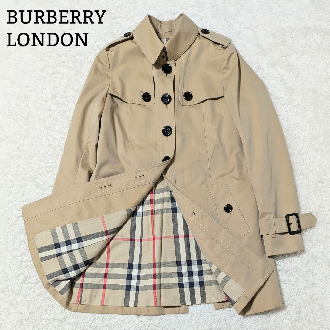 極美品✨バーバリーロンドン✨トレンチコート ✨ロング✨メガチェック