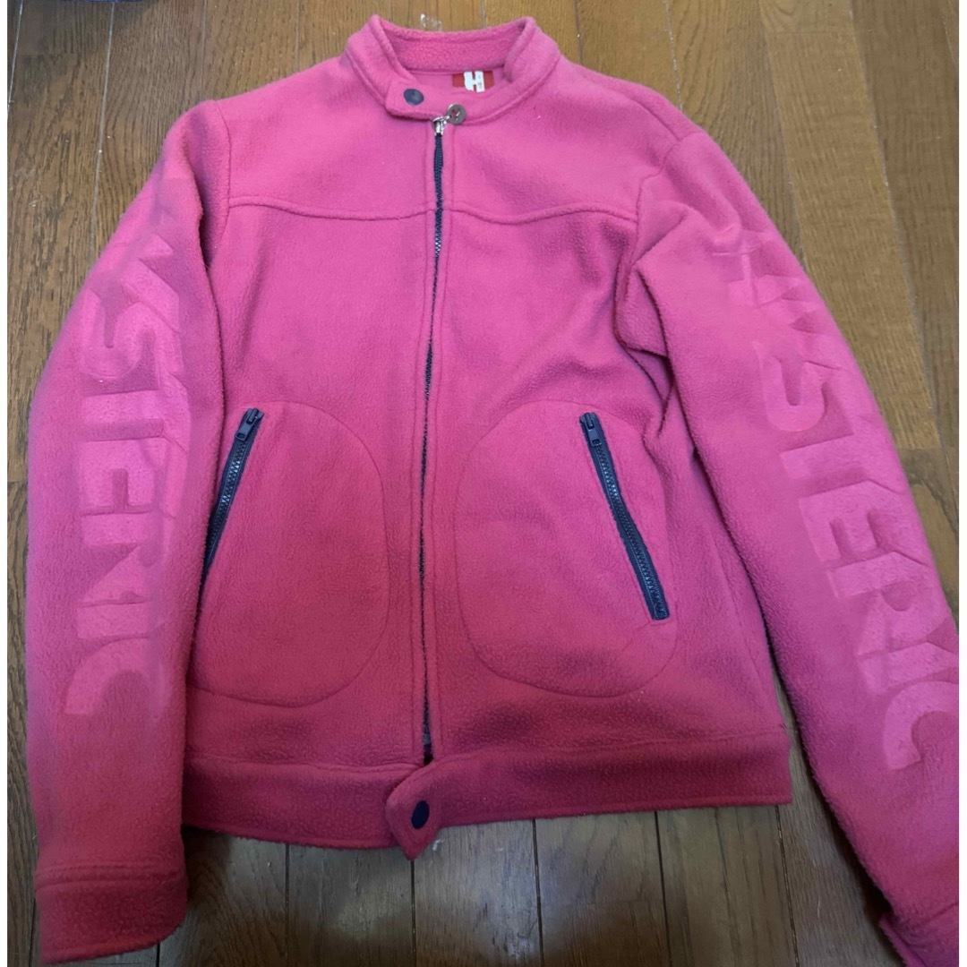 HYSTERIC GLAMOUR - 90sヒス HYSTERIC フリースジャケット ピンクの