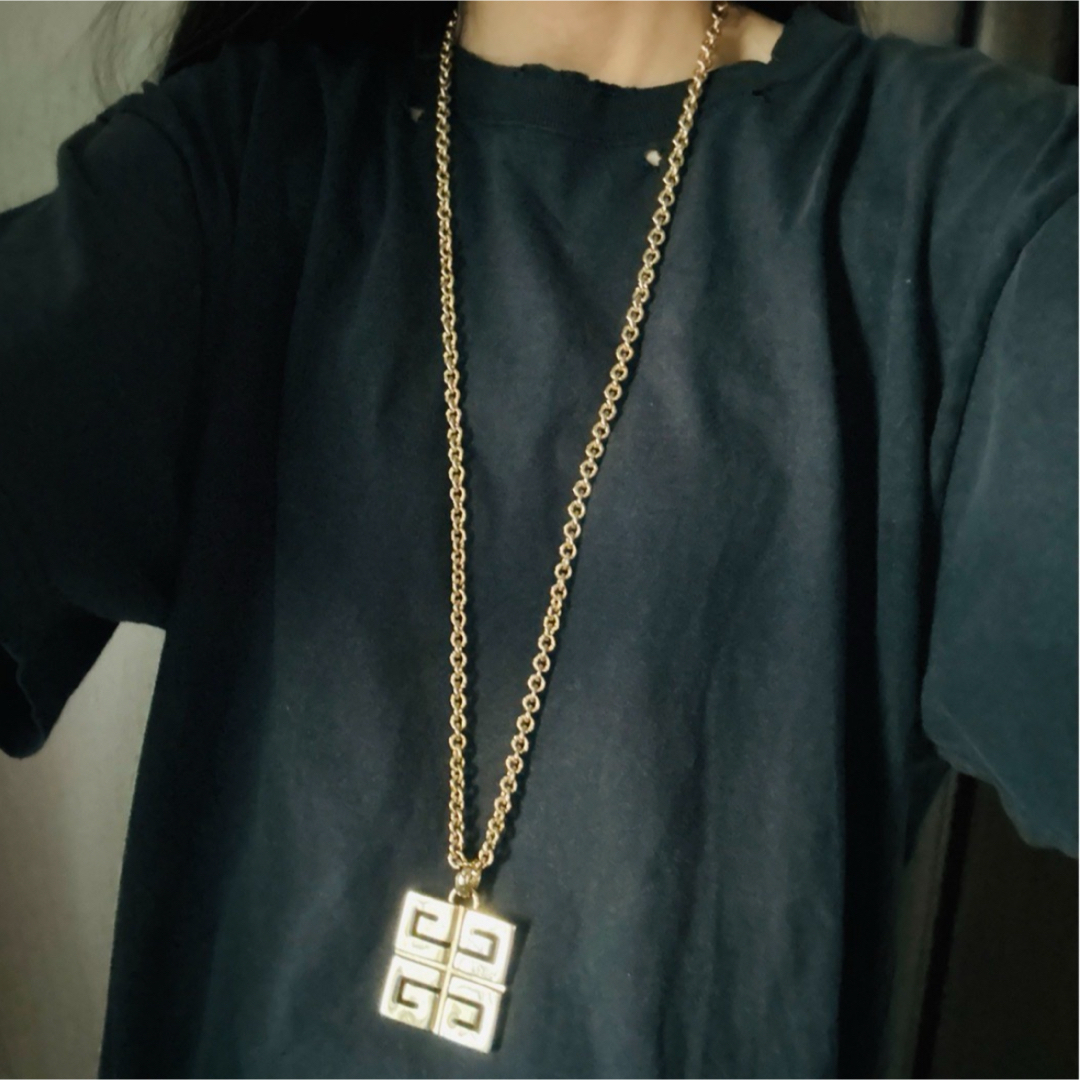 GIVENCHY - 激レア ヴィンテージ ジバンシー 4G デカロゴ ネックレスの