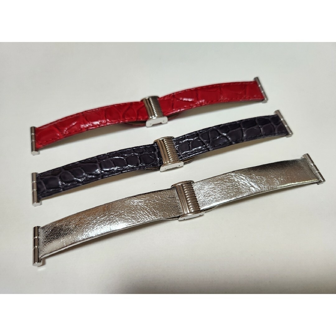 BOUCHERON - ブシュロン リフレ 替えベルト Sサイズ シルバー、赤