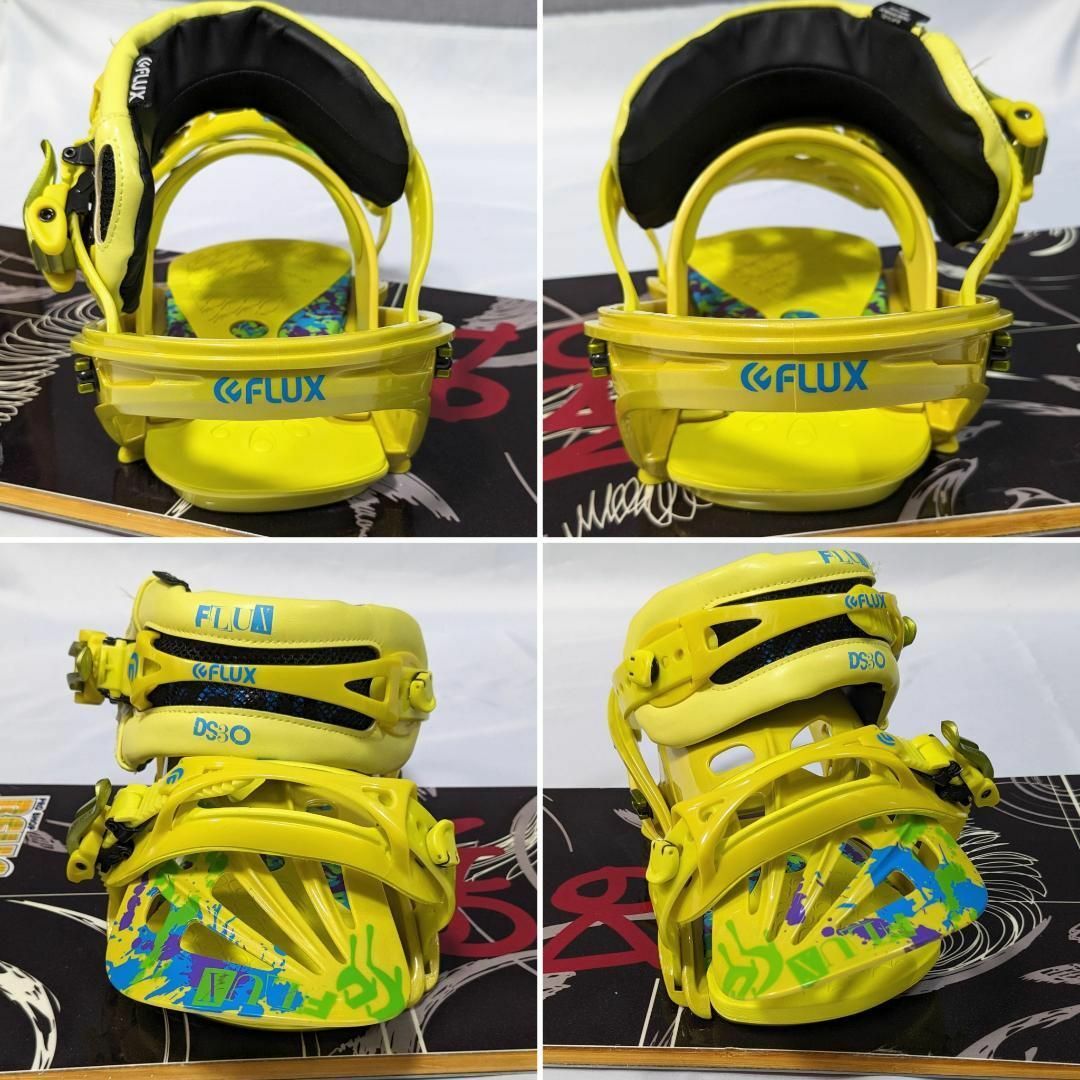 FLUX DS30 スノーボードビンディング イエロー DS30 FLUX イエロー