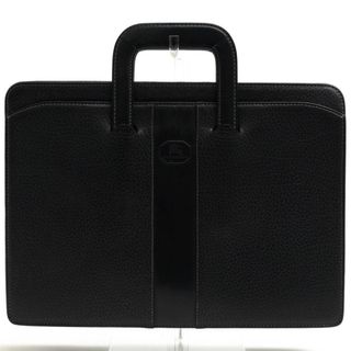 希少】BURBERRY レザー 2way ロゴ金具 ビジネスバッグ