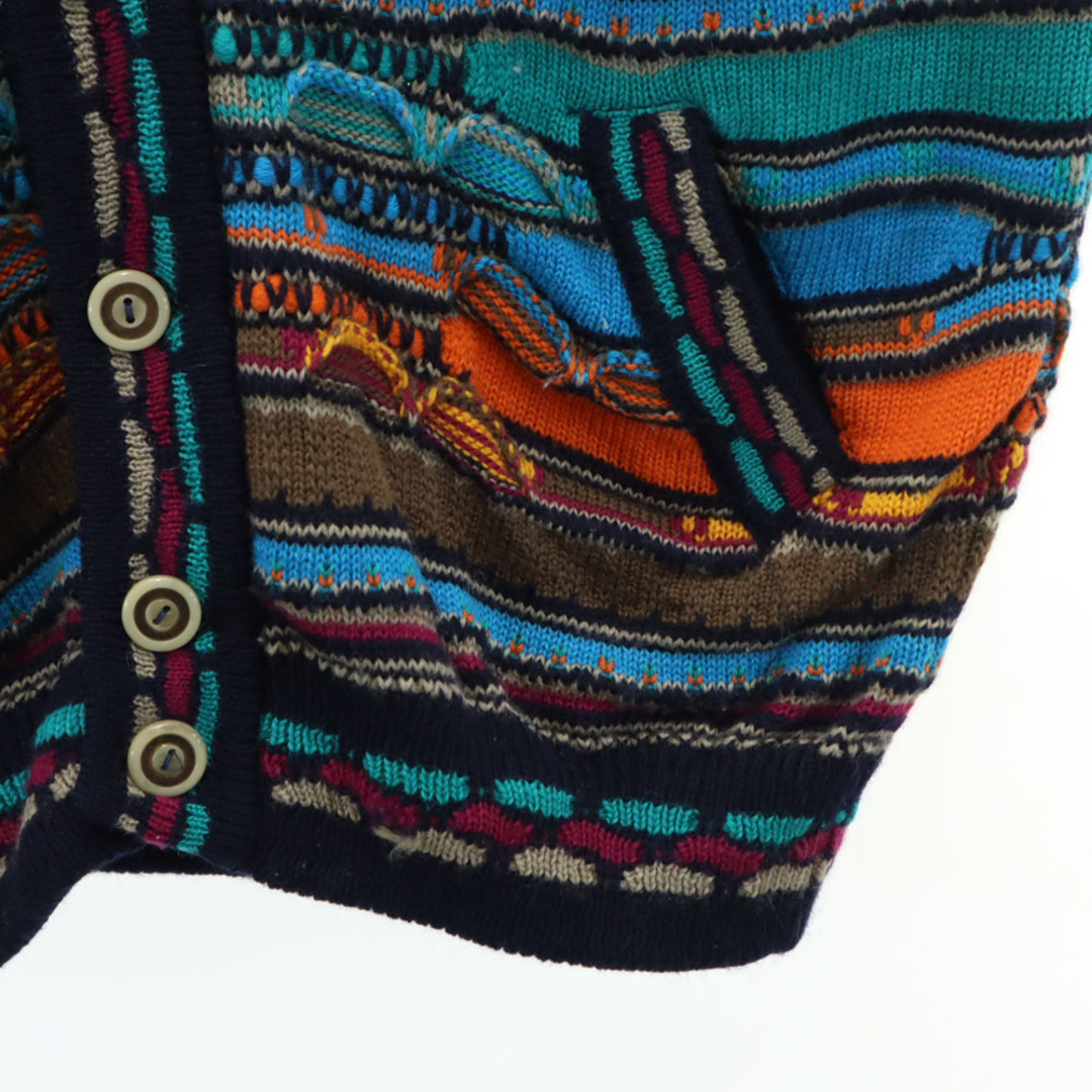 COOGI - クージー 90s オールド オーストラリア製 総柄 長袖 Vネック