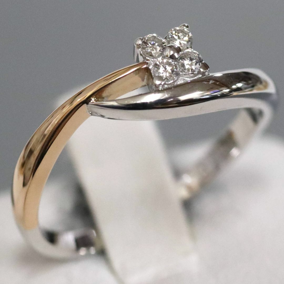 Vendome Aoyama - ヴァンドーム K18ダイヤモンドリング フラワー