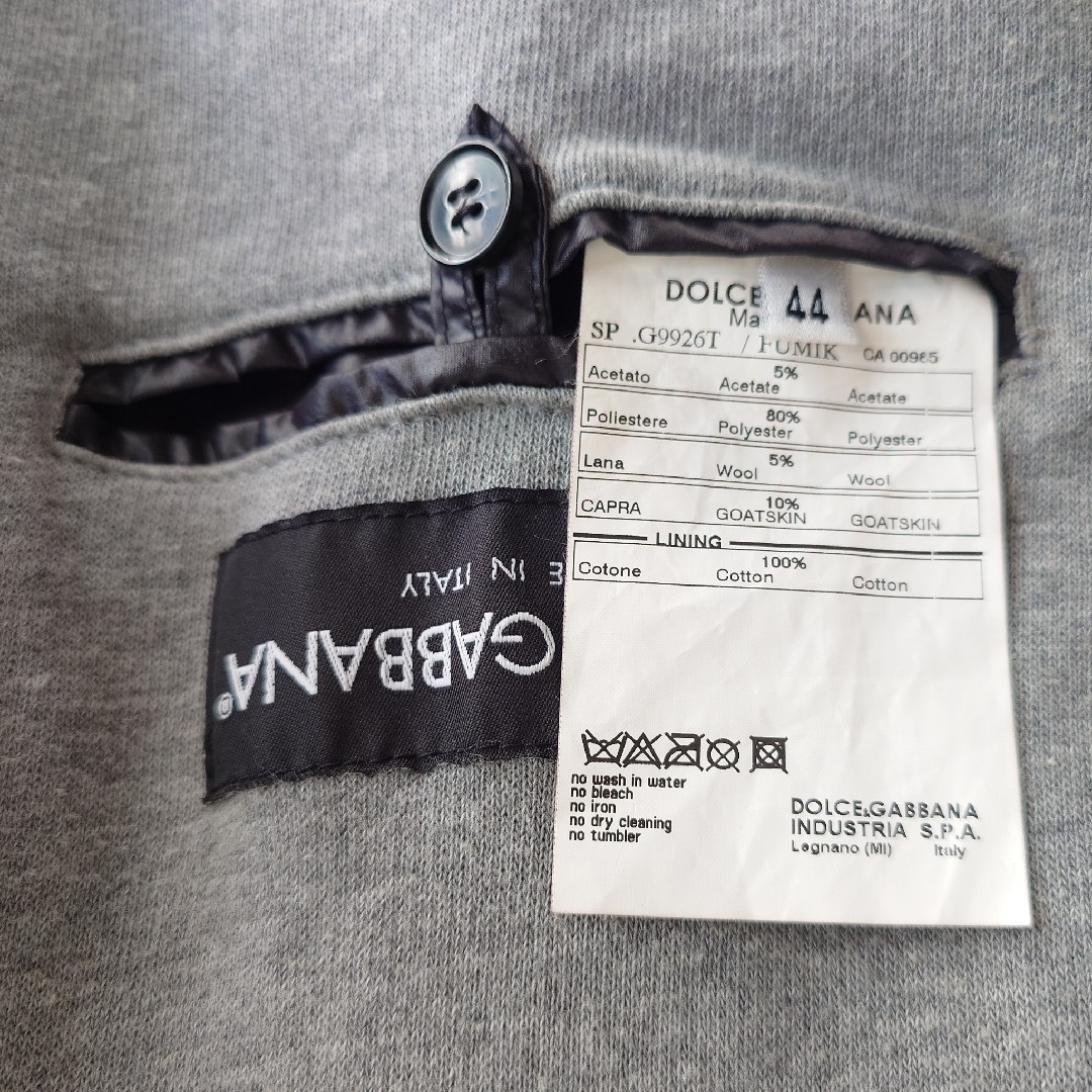 DOLCE&GABBANA - 【美品／クリーニング済】ドルガバ ロゴプレート