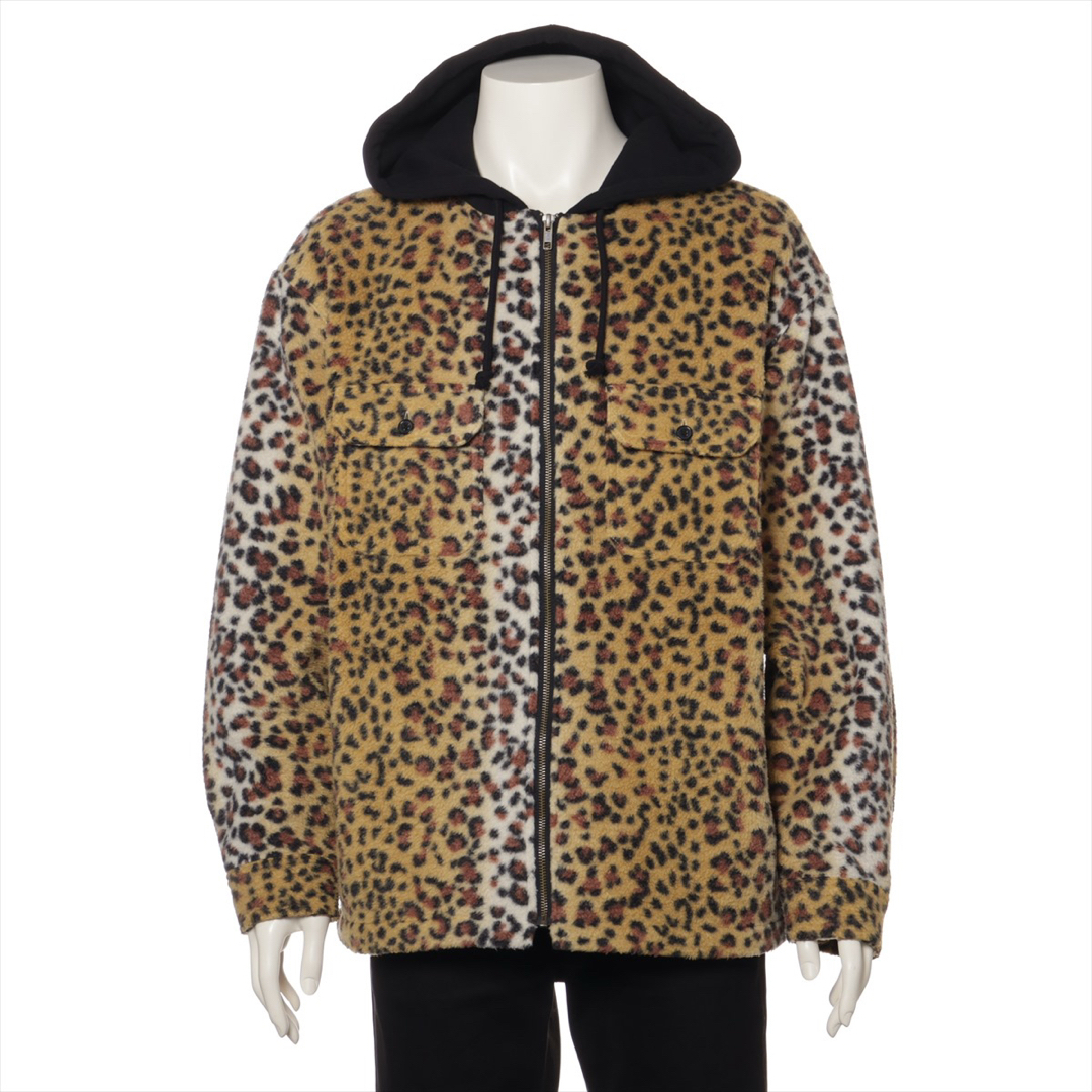 Supreme - シュプリーム ジャケット M レオパード フリース ジップ