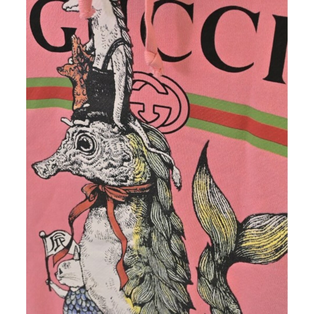 GUCCI - GUCCI グッチ パーカー M ピンク 【古着】【中古】の通販 by