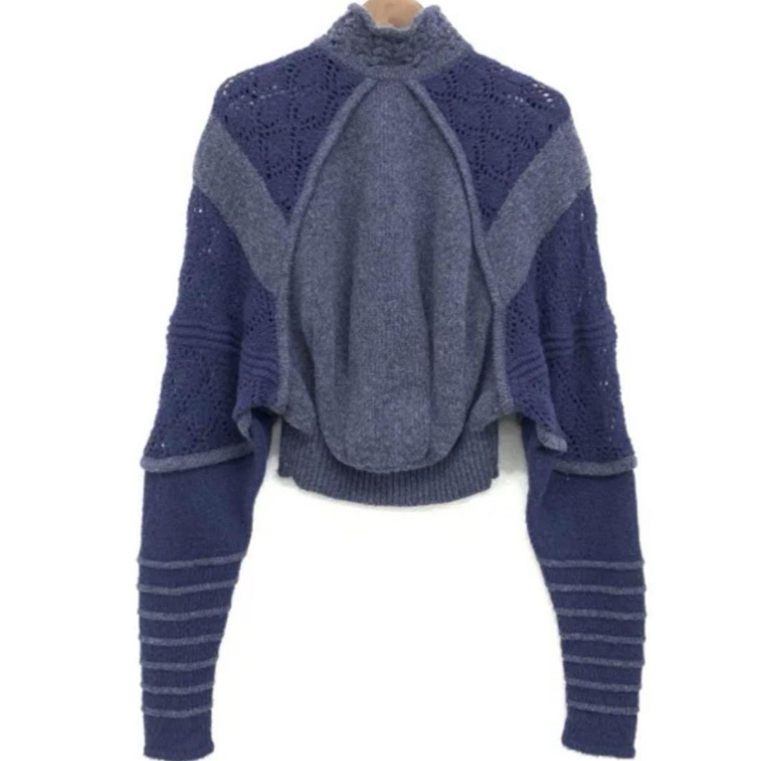 doublet ダークブルー ニットセーター 初期 旧タグ M doublet ダーク