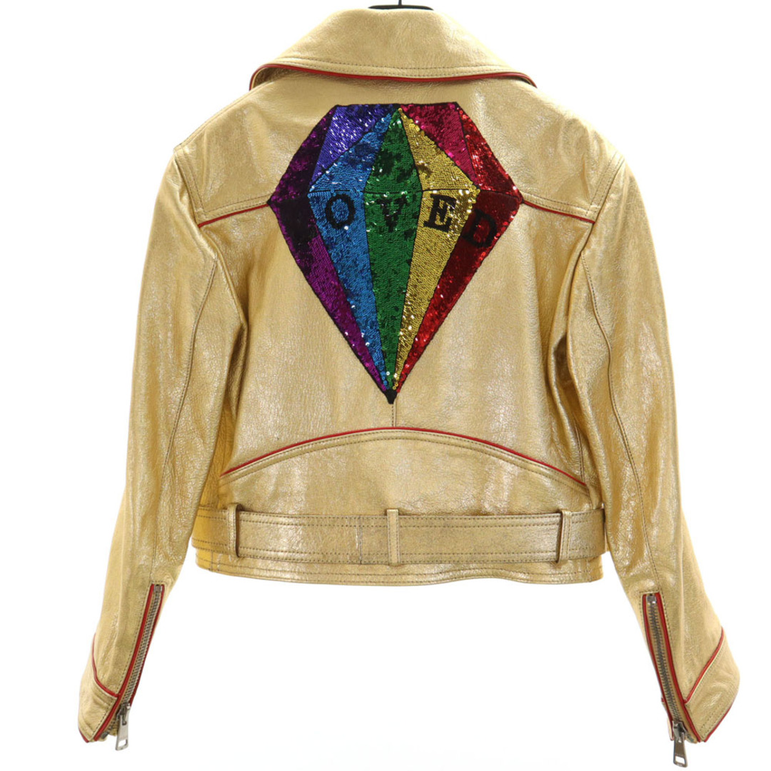 GUCCI - グッチ 491948 イタリア製 ゴートレザー ダブルライダース