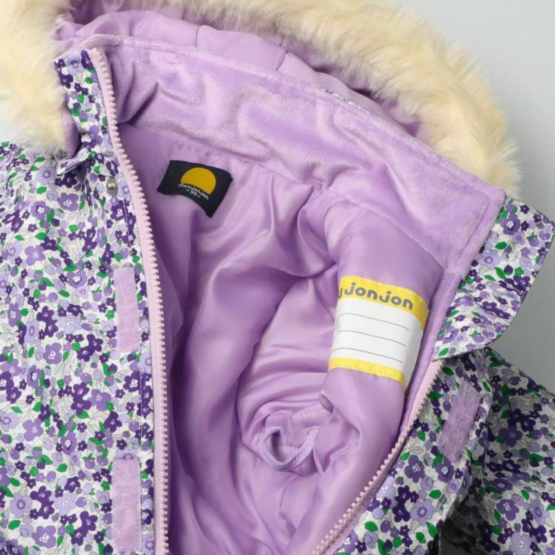 mou jon jon - 新品100.110小花柄スノーコンビ・ジャンプスーツの通販