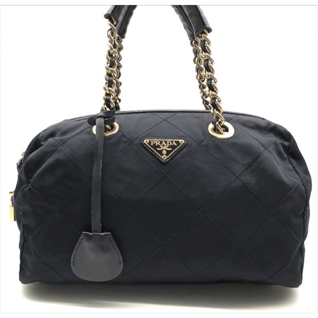 PRADA - PRADA プラダ 三角ロゴ ナイロン テスート キルティング