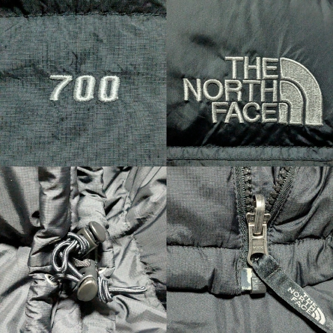 THE NORTH FACE - ノースフェイス ヌプシ ダウン L ブラック センター