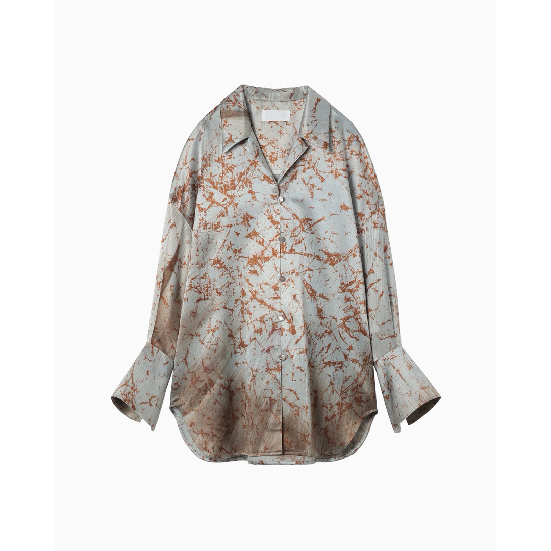 mame - マメクロゴウチ mame kurogouchi 餅米 オーバー サイズシャツの