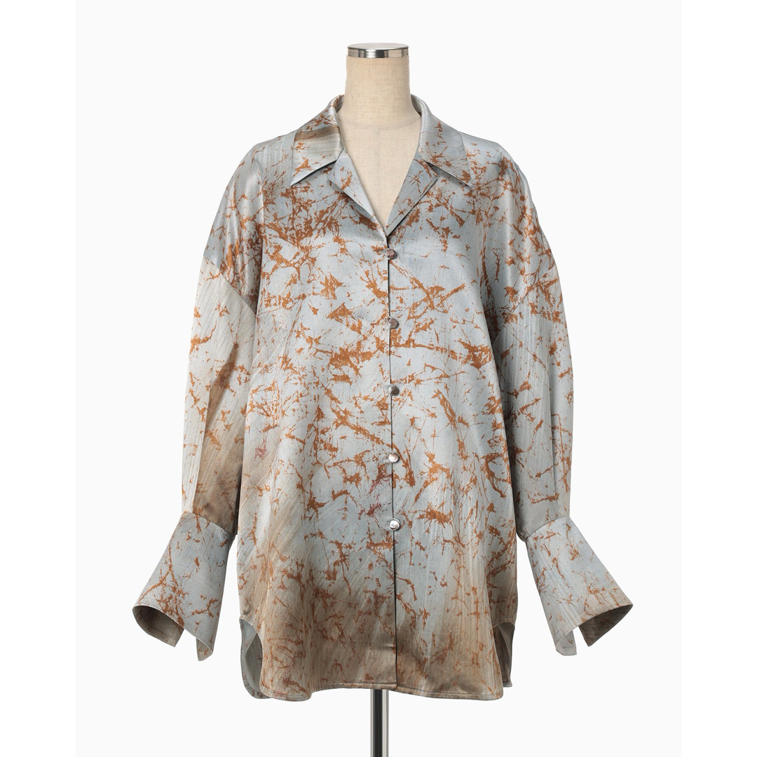 mame - マメクロゴウチ mame kurogouchi 餅米 オーバー サイズシャツの