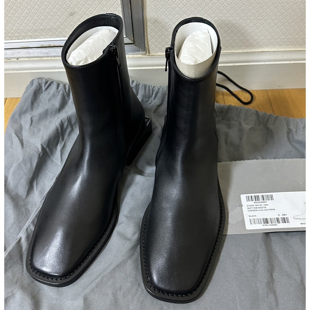BALENCIAGA - 新品未使用 正規品 BALENCIAGA レザーブーツ スクエア