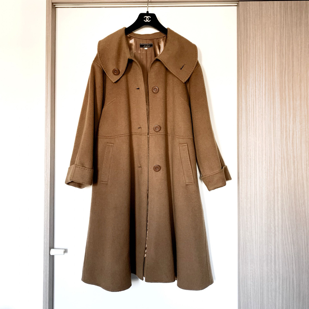 leilian - 新品同様‼️レリアン 艶感美しい カシミヤ100% ドレープ