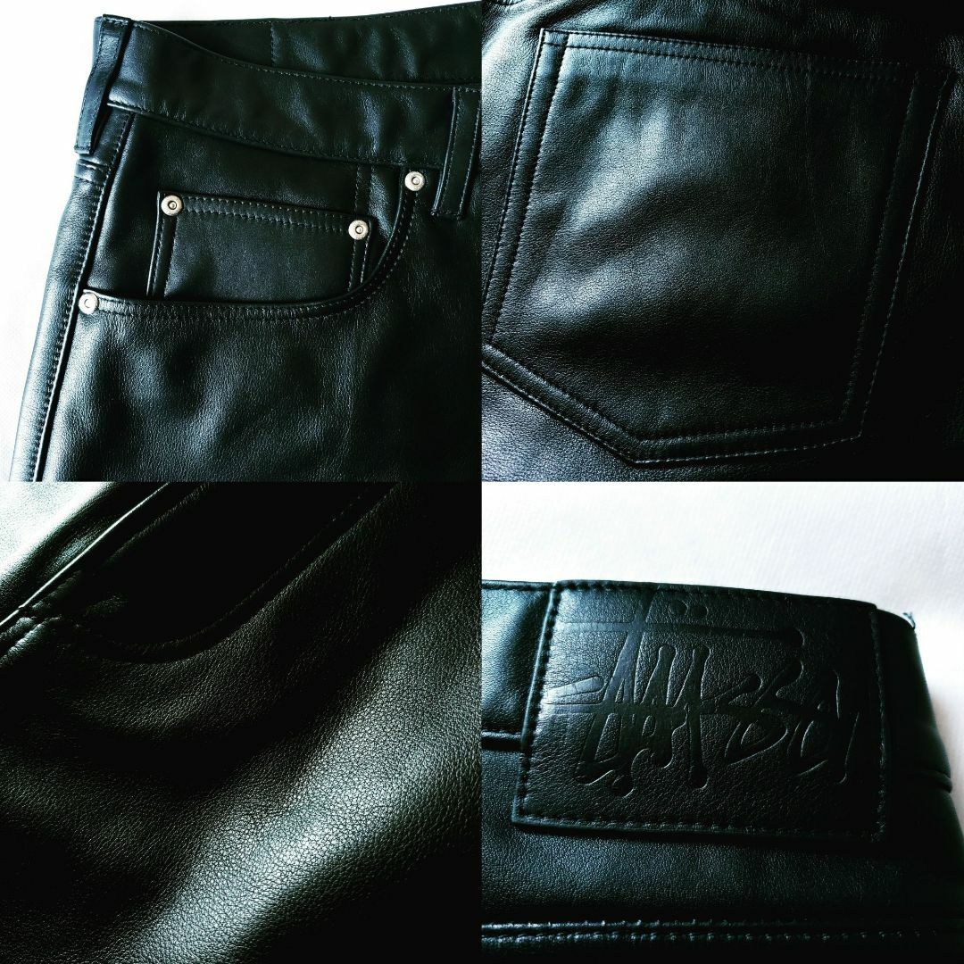 STUSSY - Stüssy Baggy Leather Short 38 Supreme 36の通販 by @Mnr