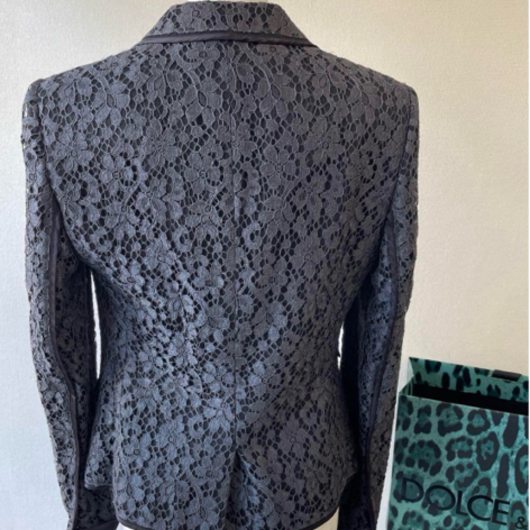 DOLCE&GABBANA - 専用 DOLCE&GABBANA 総レース ジャケット ブラックの