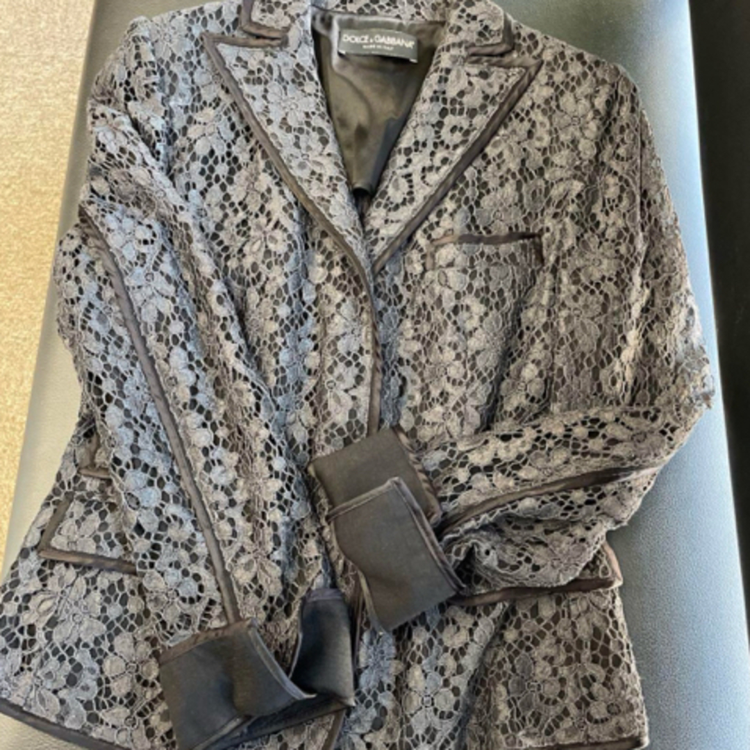 DOLCE&GABBANA - 専用 DOLCE&GABBANA 総レース ジャケット ブラックの