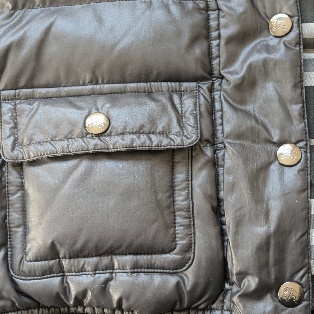 BURBERRY BLUE LABEL - バーバリーブルーレーベル ダウンベスト 黒色