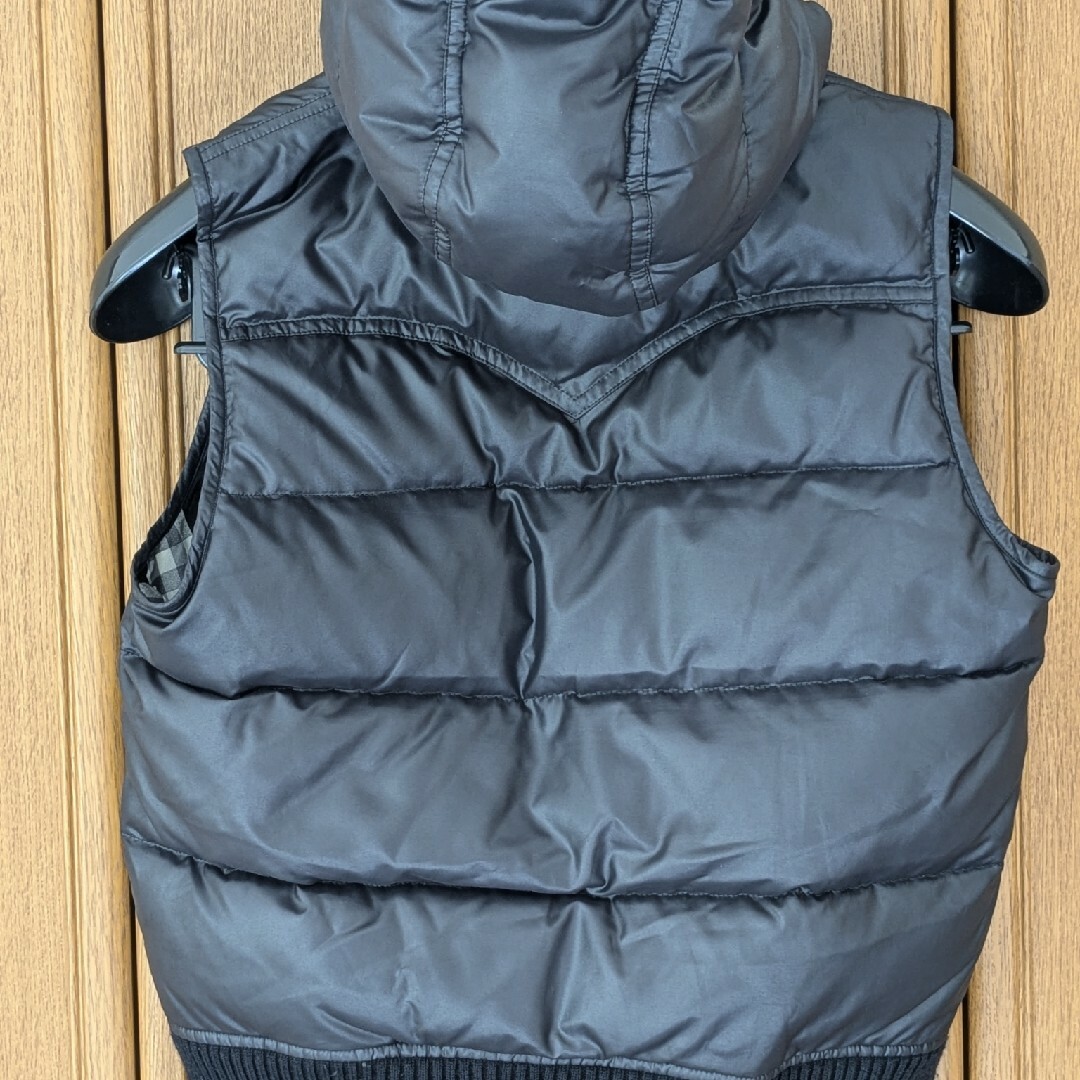 BURBERRY BLUE LABEL - バーバリーブルーレーベル ダウンベスト 黒色