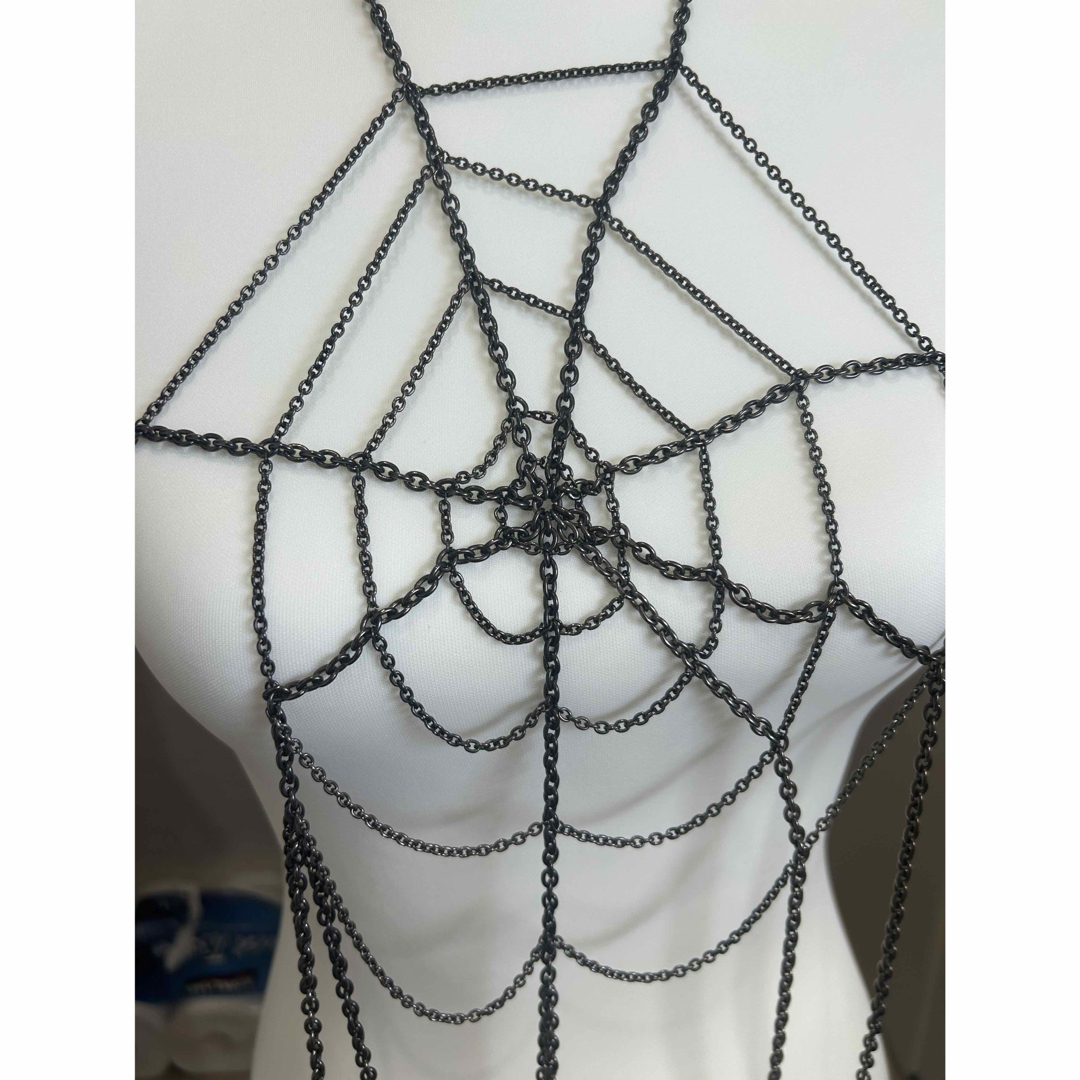 BLACK PEACE NOW - BLACK PEACE NOW ゴスロリ 蜘蛛の巣 ネックレス の