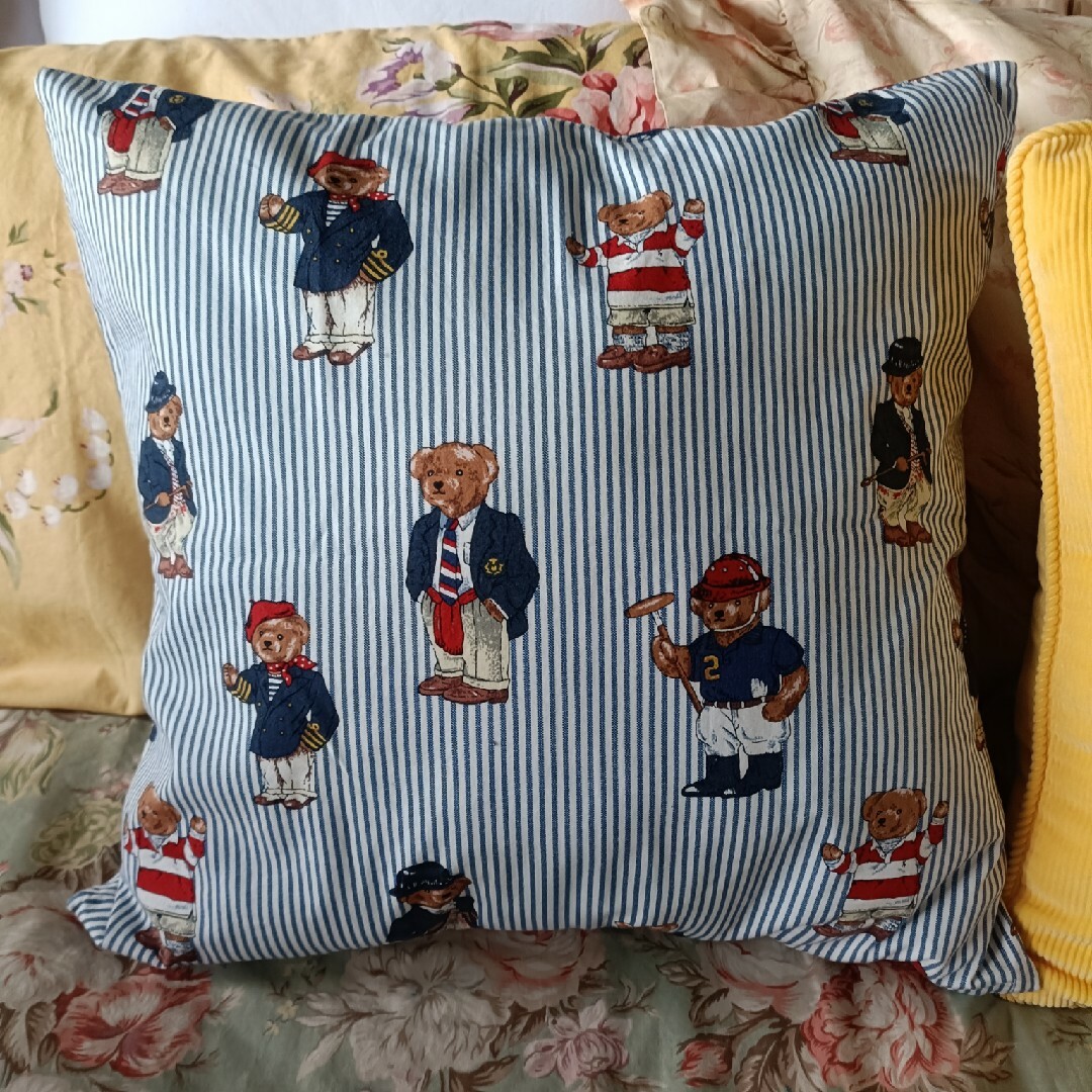 Ralph Lauren - ポロベア クッションカバー 洗濯2回 45×45 ラルフ