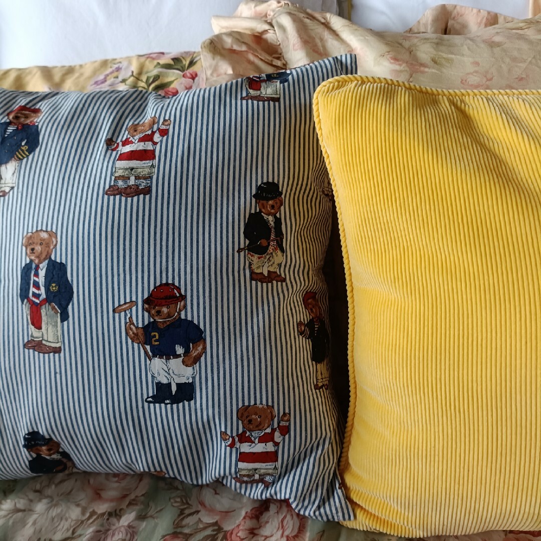 Ralph Lauren - ポロベア クッションカバー 洗濯2回 45×45 ラルフ