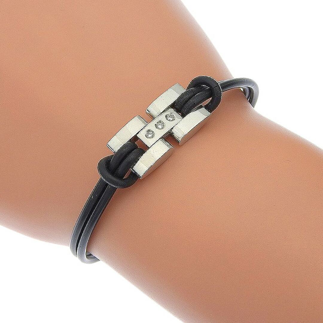 本物保証】 超美品 フレッド FRED ムーブワン ブレスレット SS ラバー