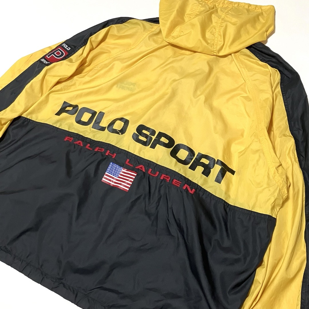POLO RALPH LAUREN - XL POLO ポロスポーツ 90s ナイロン ジャケット