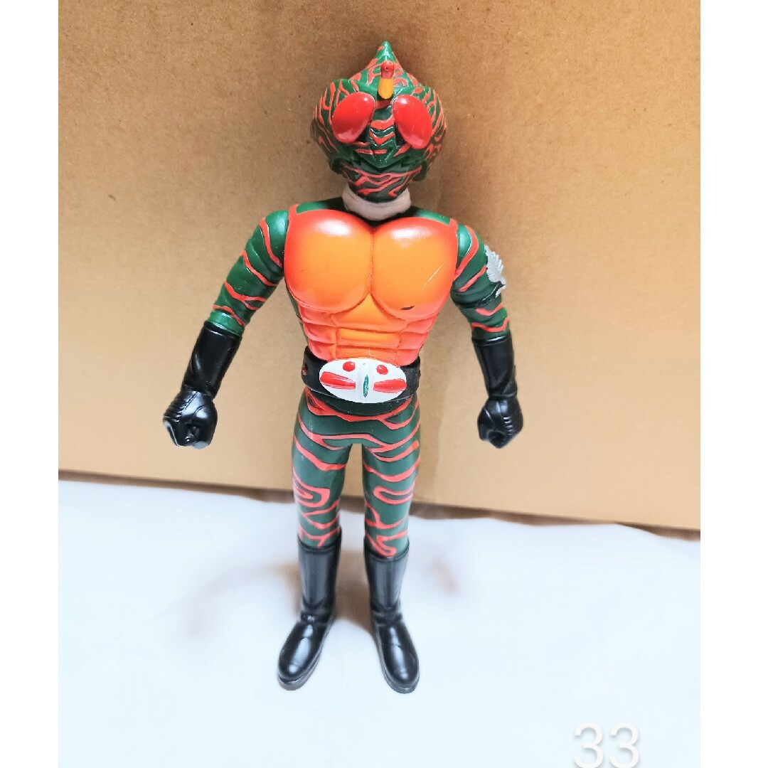 BANDAI - 昭和レトロ 仮面ライダーアマゾン 16cm ソフビ フィギュア