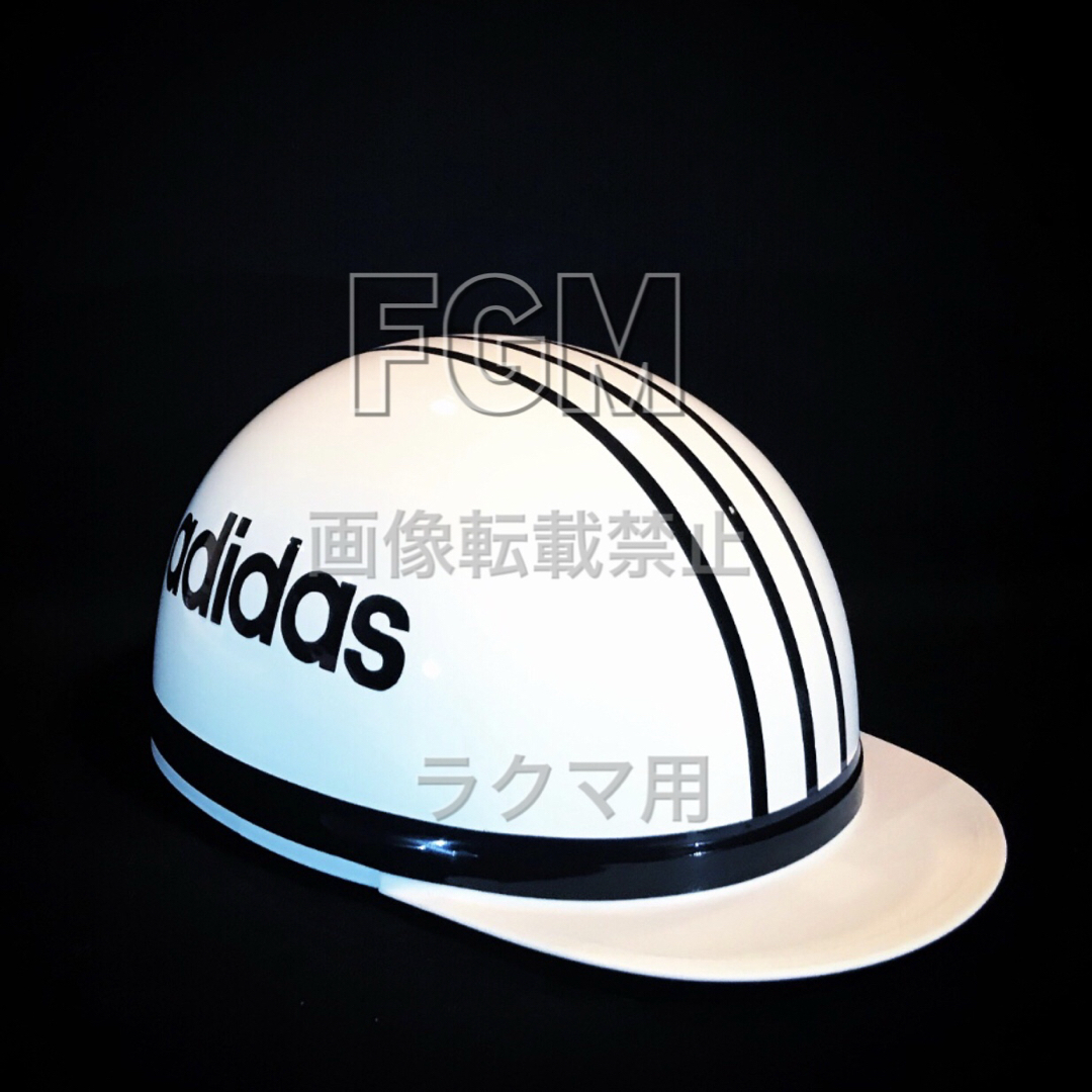 カスタムペイントヘルメット半キャップWhiteズーマーコルク半