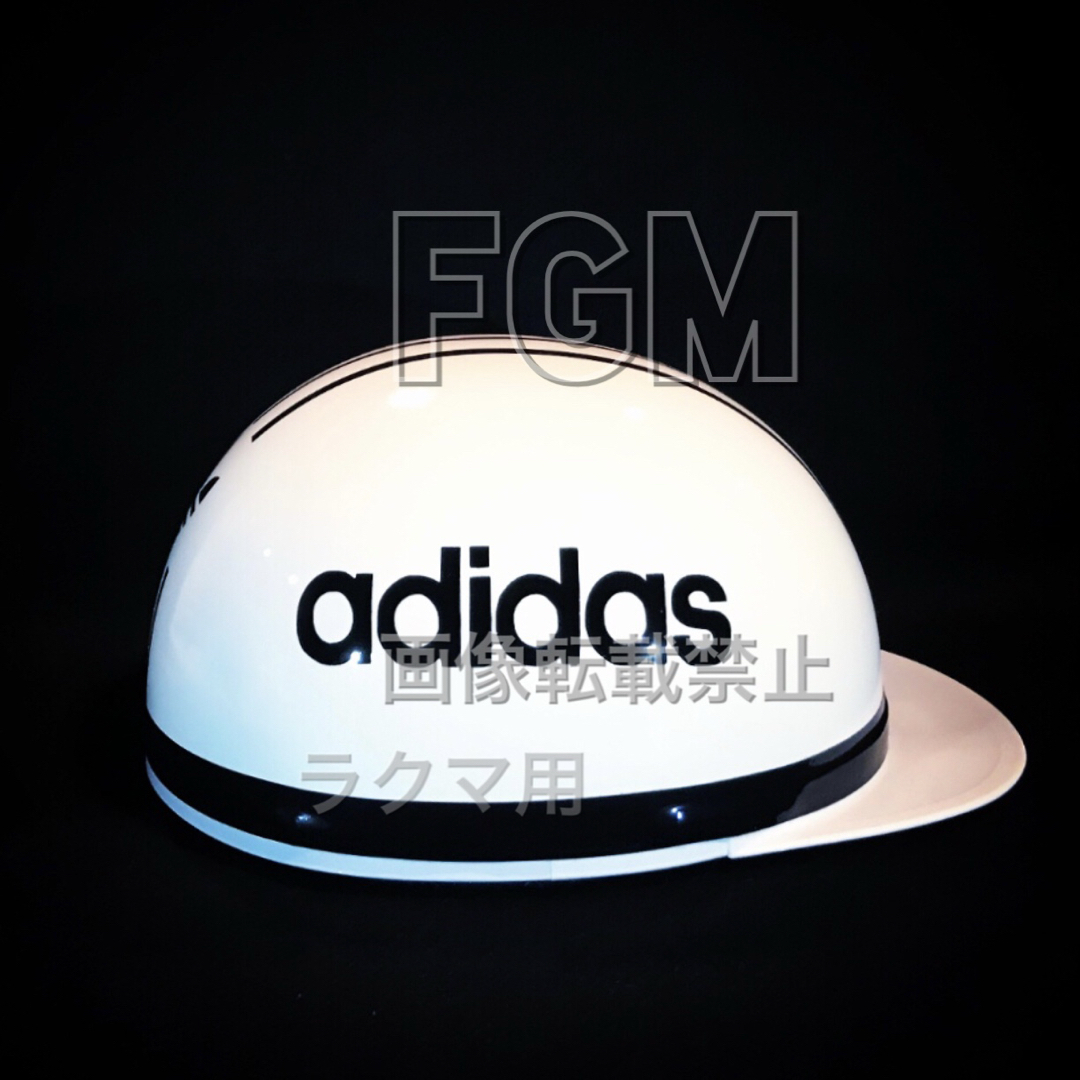 カスタムペイントヘルメット半キャップWhiteズーマーコルク半