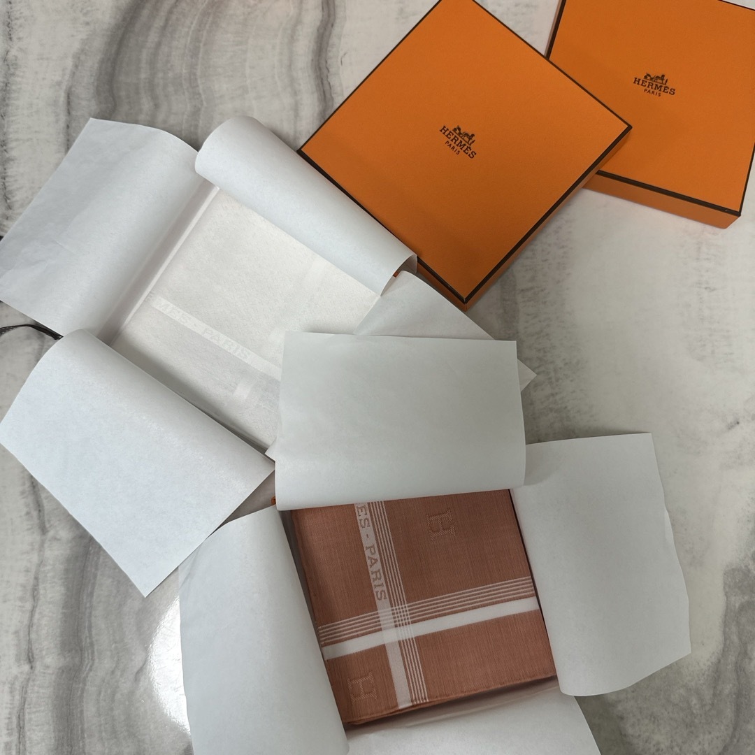 HERMES - エルメス ハンカチ 2枚セットの通販 by chanshop｜エルメス