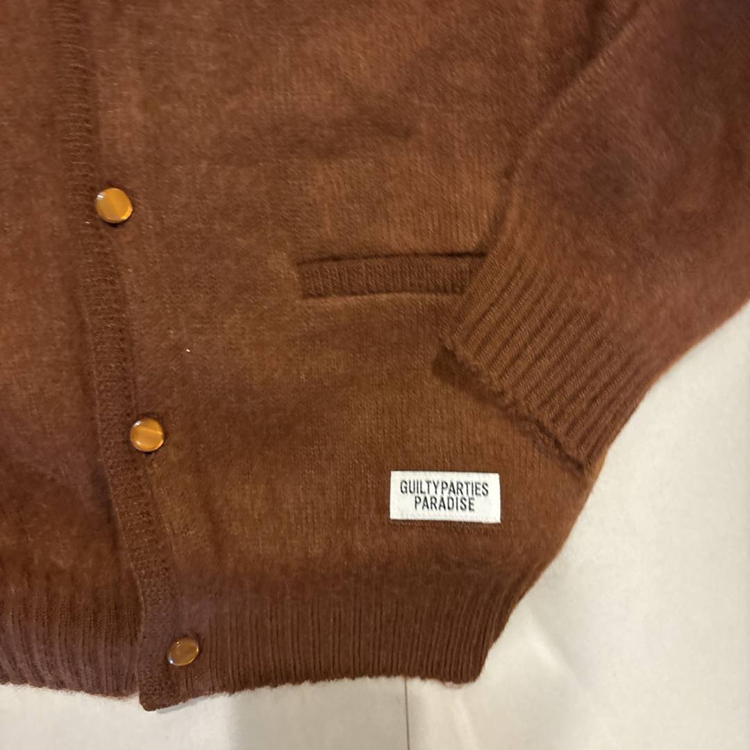 WACKO MARIA - WACKO MARIA モヘアカーディガン ブラウン 野村訓市愛用