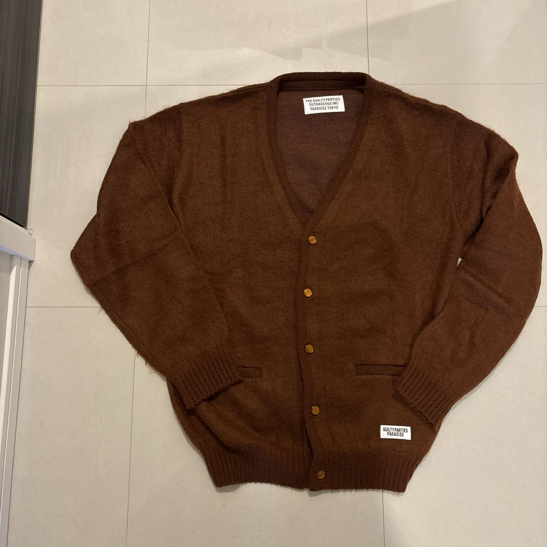WACKO MARIA - WACKO MARIA モヘアカーディガン ブラウン 野村訓市愛用