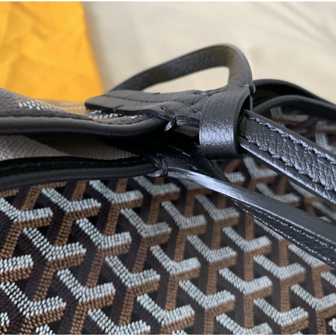 GOYARD - 最終セール 正規品ゴヤール サンルイpm ブラック トート